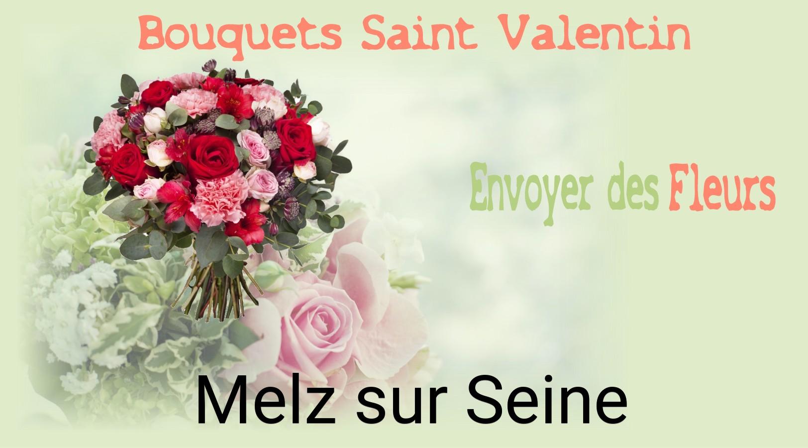 Roses de Saint-Valentin livrées à Melz-sur-Seine